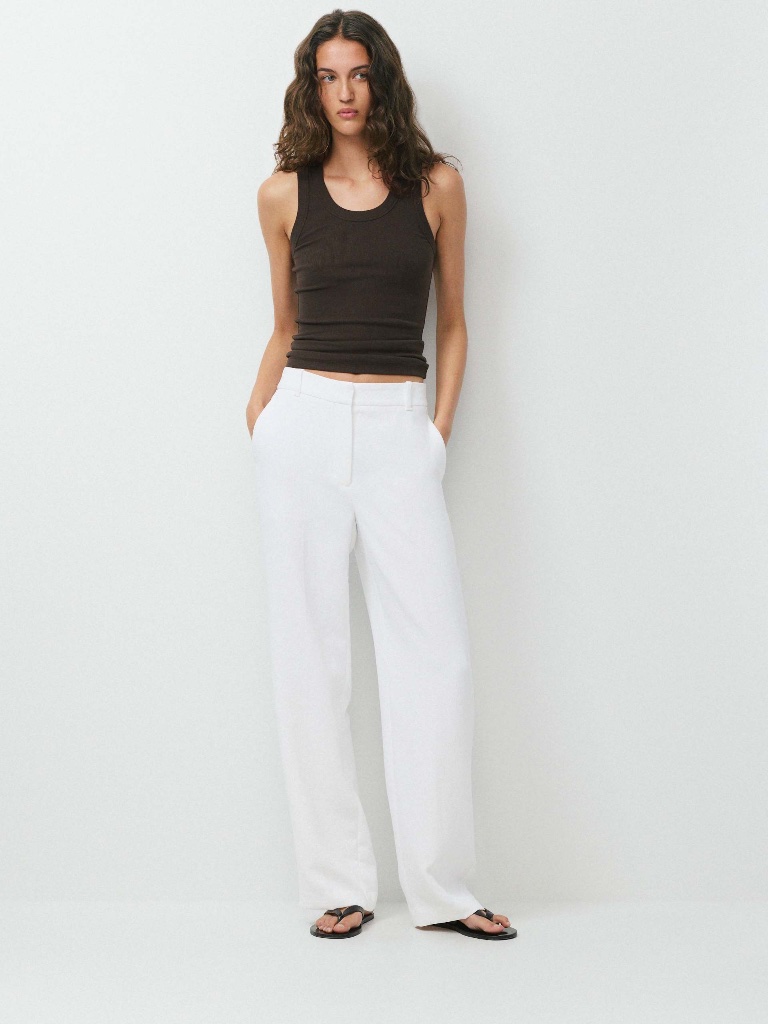 Aritzia Agency Pant - Crepette - Size 6 Tall